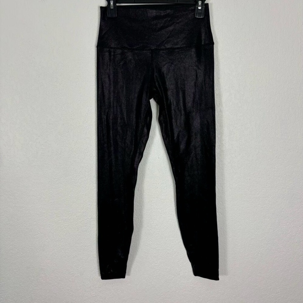 Lululemon Black with Silver Shimmer High Waisted Align Leggings